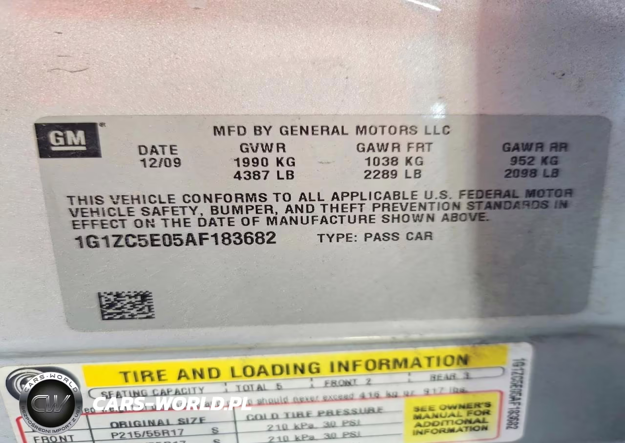 2010 Chevrolet Malibu 1Lt VIN:1G1ZC5E05AF183682 - 12