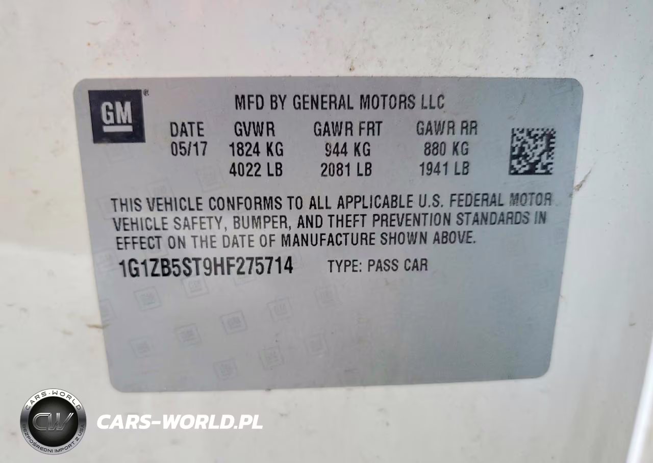 2017 Chevrolet Malibu Ls VIN:1G1ZB5ST9HF275714 - 12