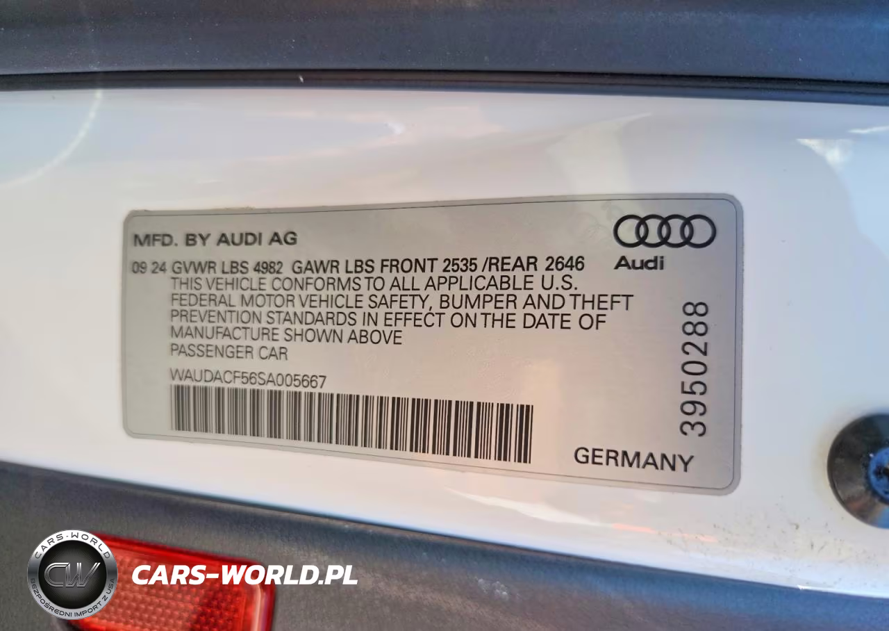 2025 Audi A5 Premium 45 VIN:WAUDACF56SA005667 - 13