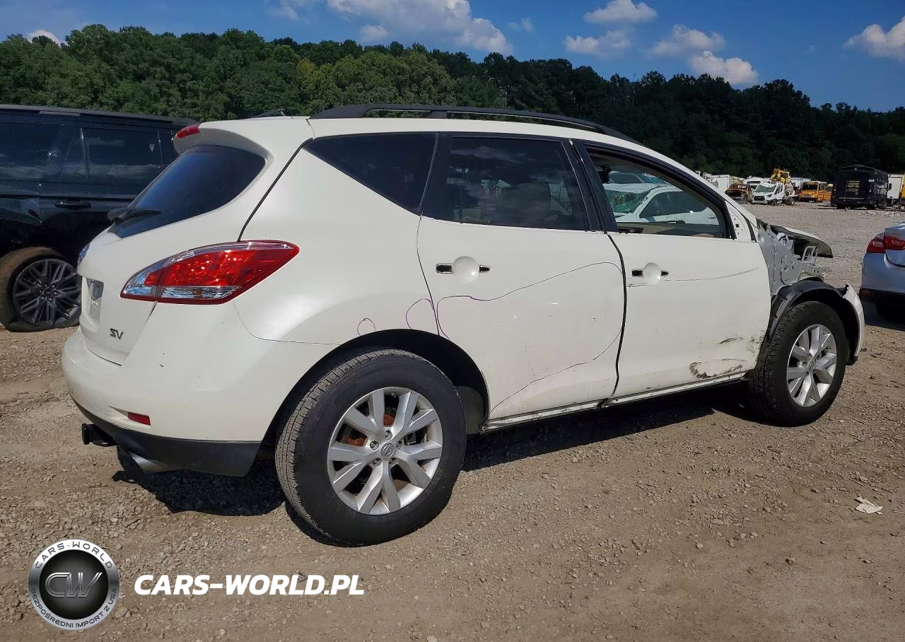 2014 Nissan Murano Sv VIN:JN8AZ1MUXEW404168 - 3