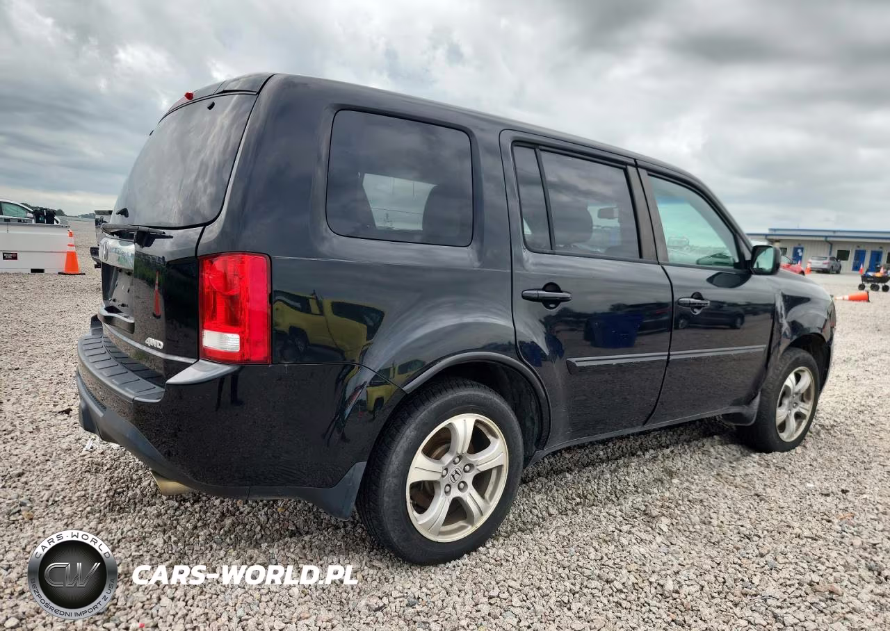 2012 Honda Pilot Exln VIN:5FNYF4H73CB051752 - 3