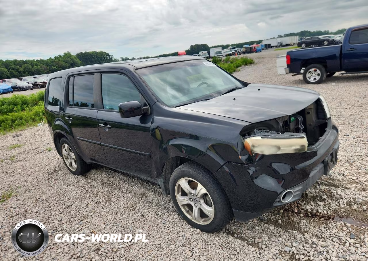 2012 Honda Pilot Exln VIN:5FNYF4H73CB051752 - 4