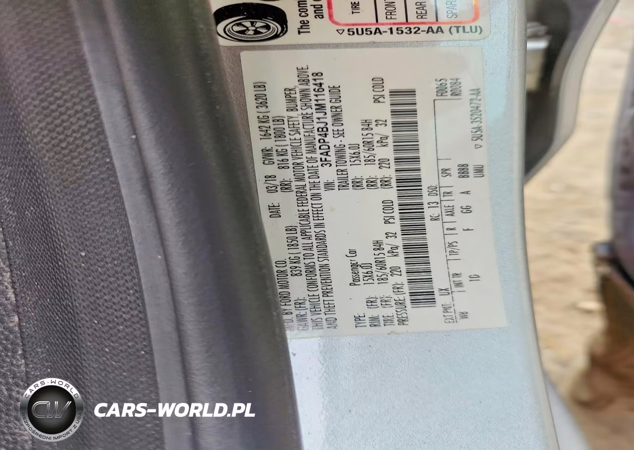 2018 Ford Fiesta Se VIN:3FADP4BJ1JM116418 - 12