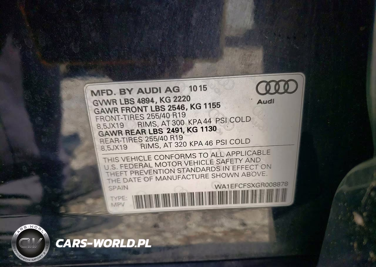 2016 Audi Q3 Premium Plus VIN:WA1EFCFSXGR008878 - 14