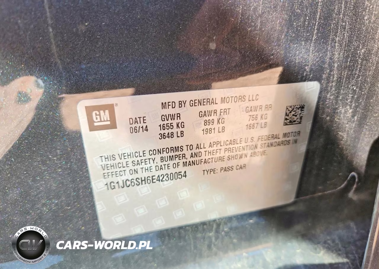 2014 Chevrolet Sonic Lt VIN:1G1JC6SH6E4230054 - 12