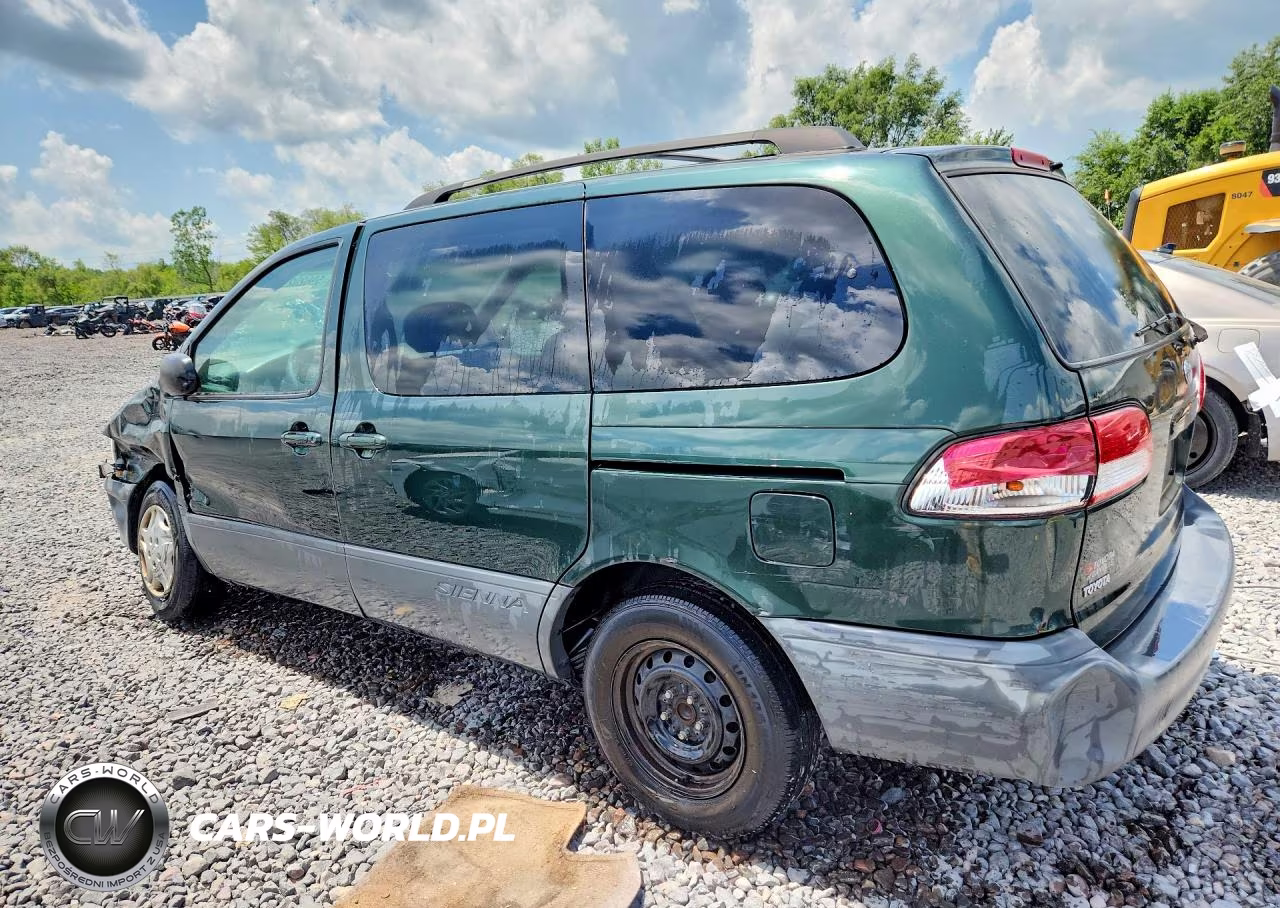 2002 Toyota Sienna Le VIN:4T3ZF13C02U472621 - 2
