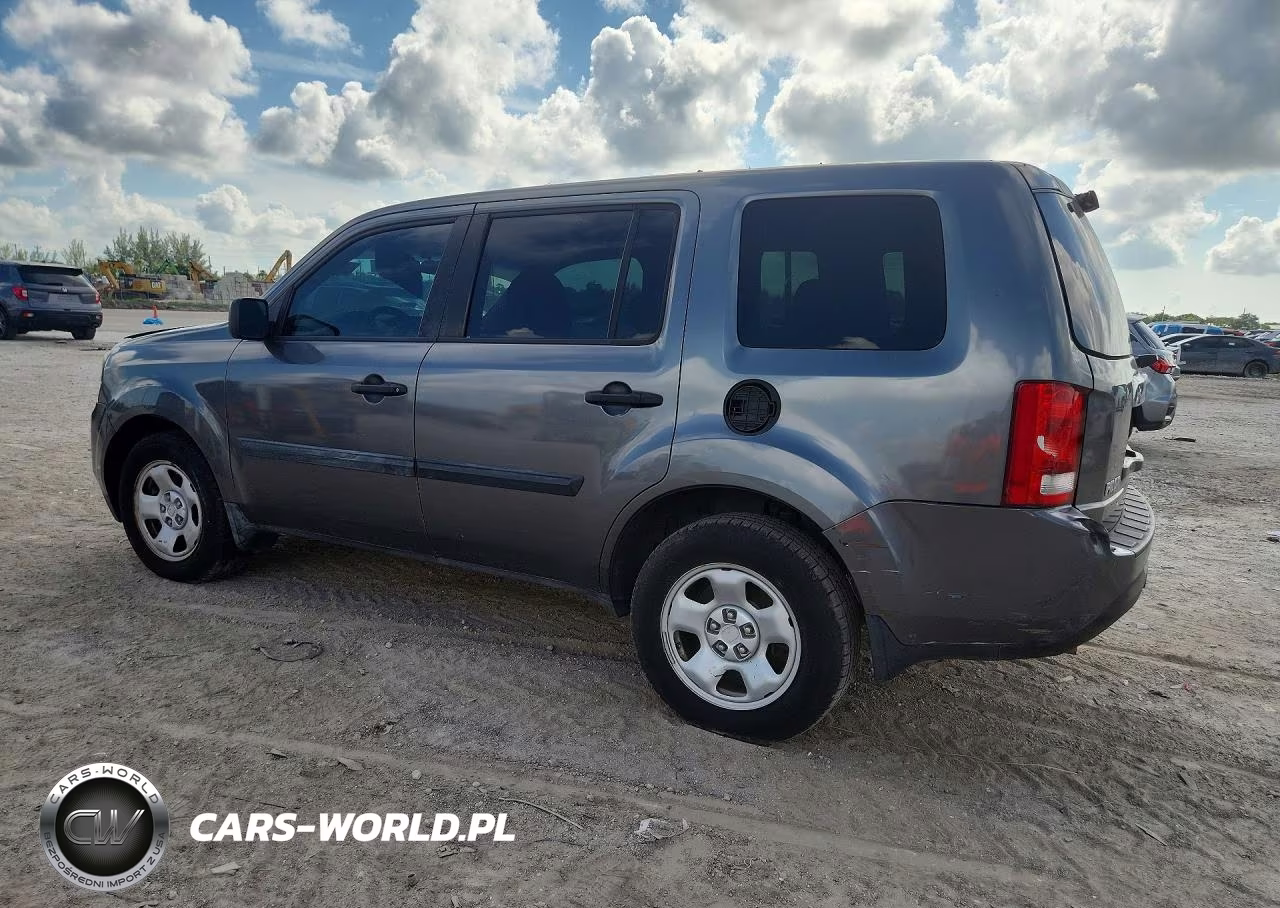 2012 Honda Pilot Lx VIN:5FNYF3H24CB003353 - 2