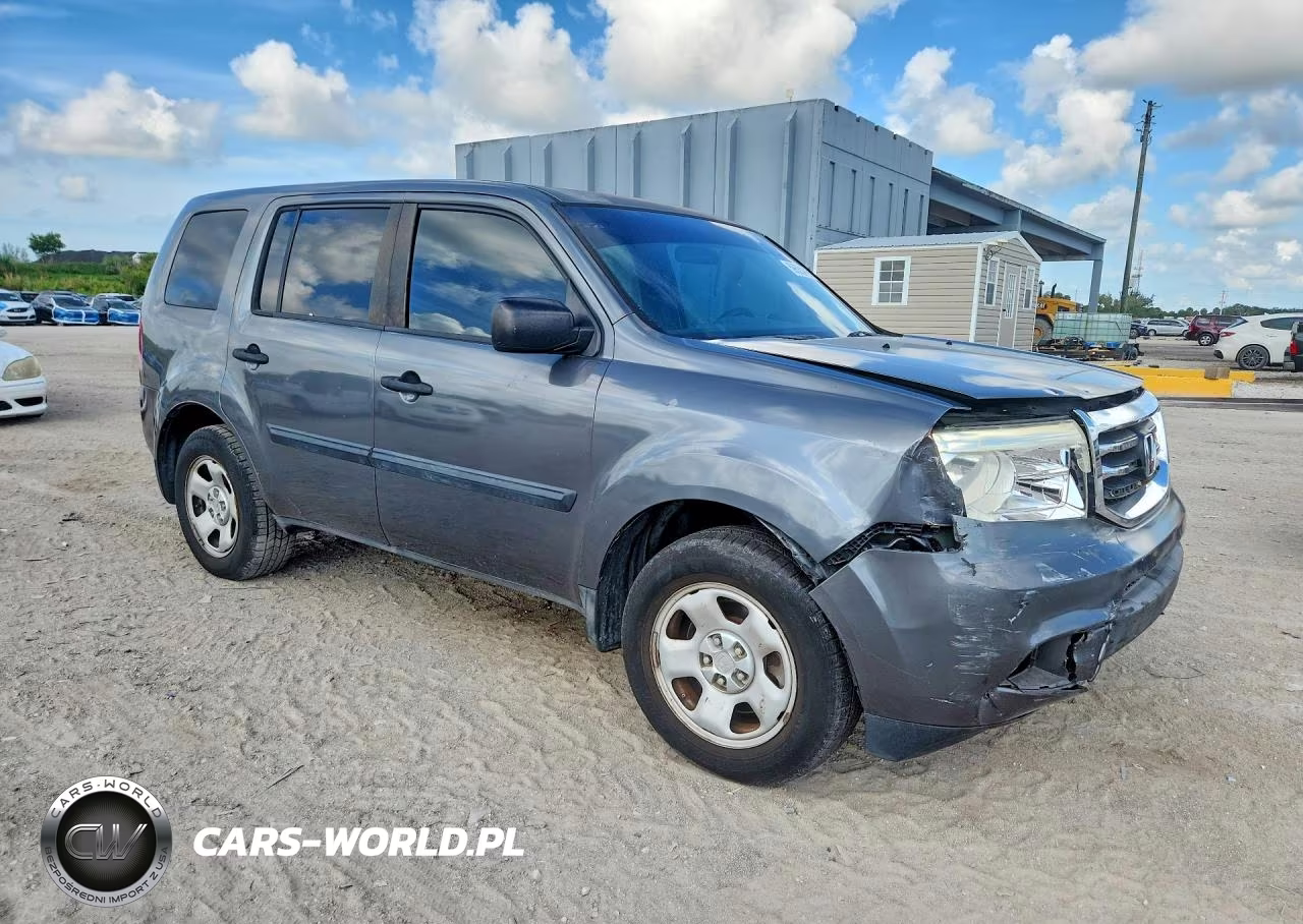 2012 Honda Pilot Lx VIN:5FNYF3H24CB003353 - 4