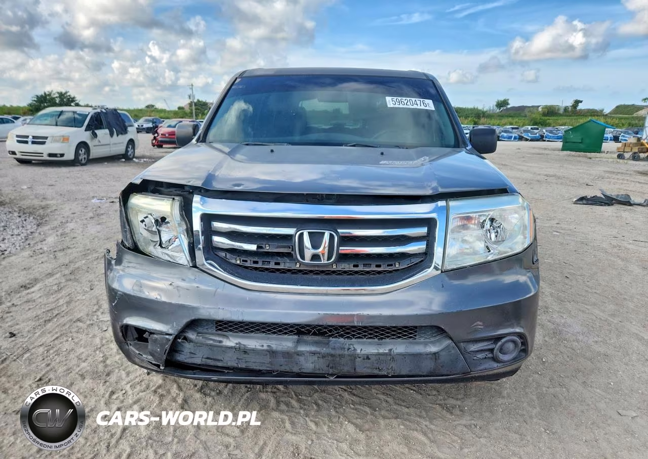 2012 Honda Pilot Lx VIN:5FNYF3H24CB003353 - 5