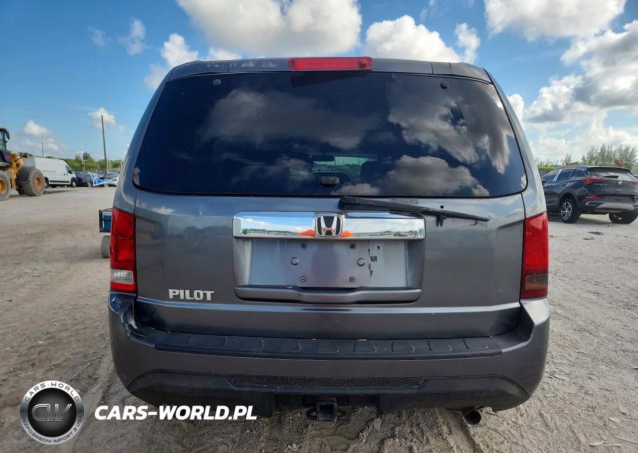 2012 Honda Pilot Lx VIN:5FNYF3H24CB003353 - 6