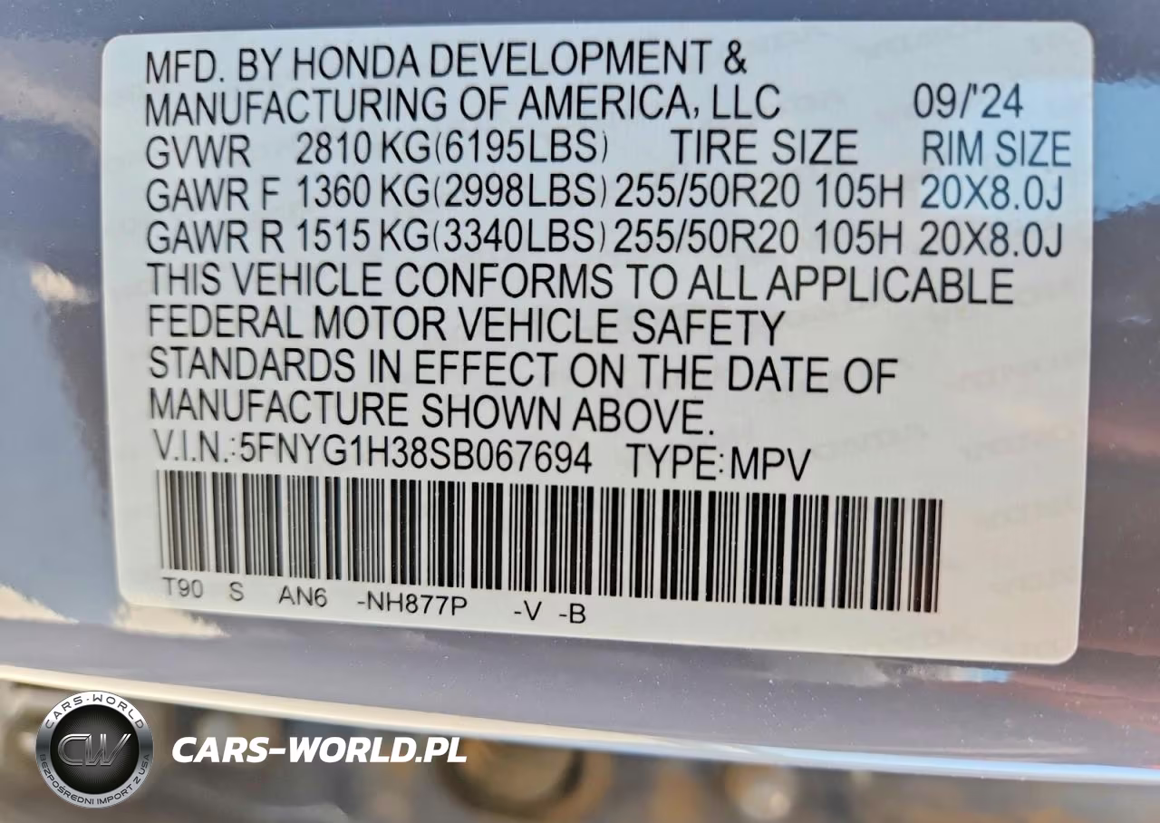 2025 Honda Pilot Sport VIN:5FNYG1H38SB067694 - 12