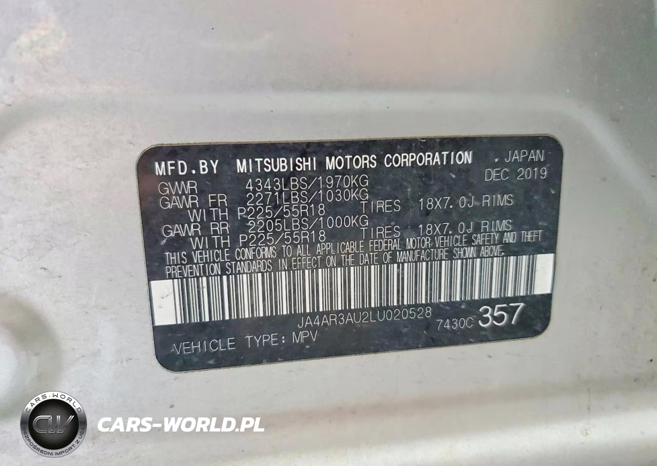 2020 Mitsubishi Outlander Sport Es-Se-Sp VIN:JA4AR3AU2LU020528 - 13