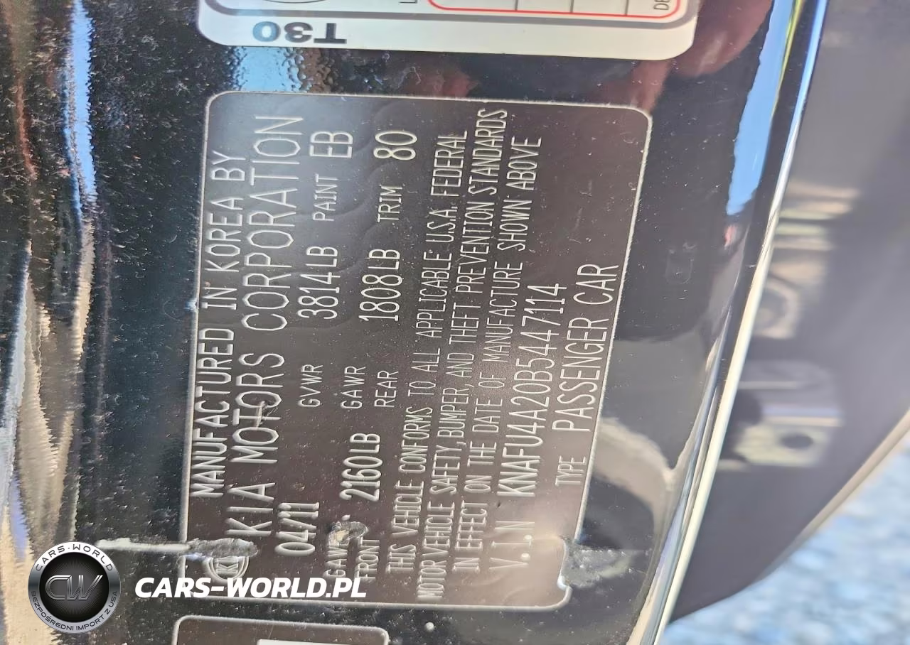 2011 Kia Forte Ex VIN:KNAFU4A20B5447114 - 12