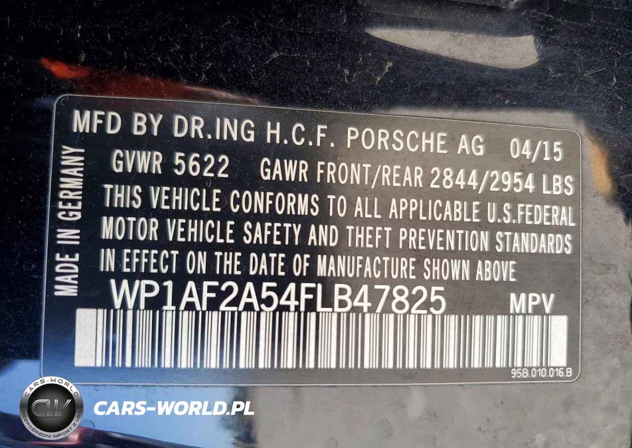 2015 Porsche Macan Turbo VIN:WP1AF2A54FLB47825 - 13