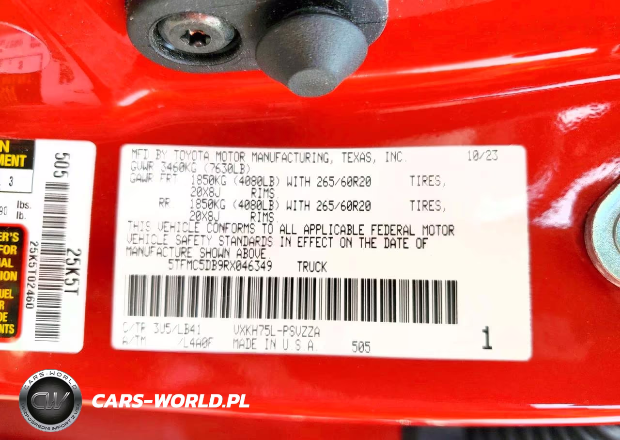 2024 Toyota Tundra 1794 Edition Hv VIN:5TFMC5DB9RX046349 - 13