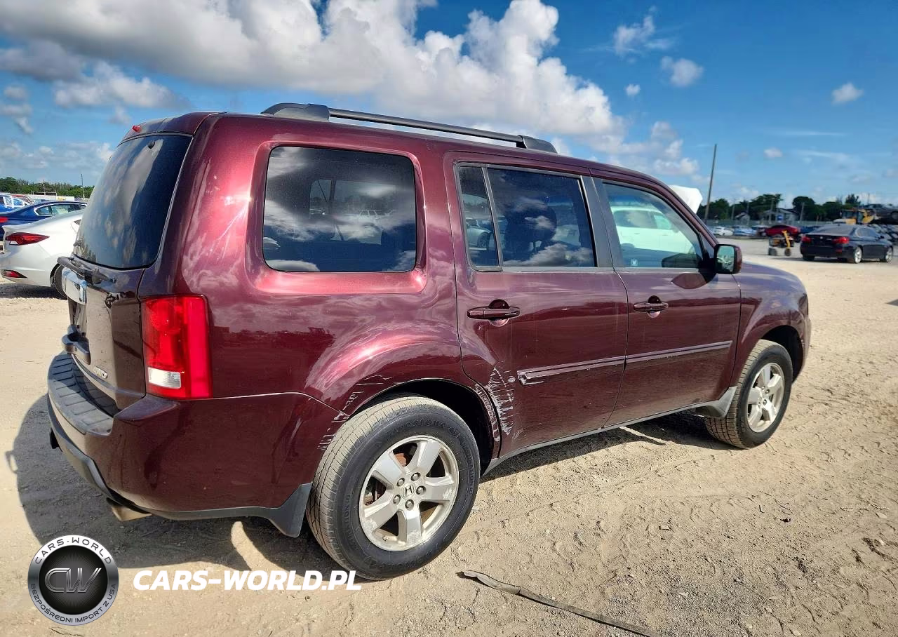 2009 Honda Pilot Ex VIN:5FNYF48459B004320 - 3