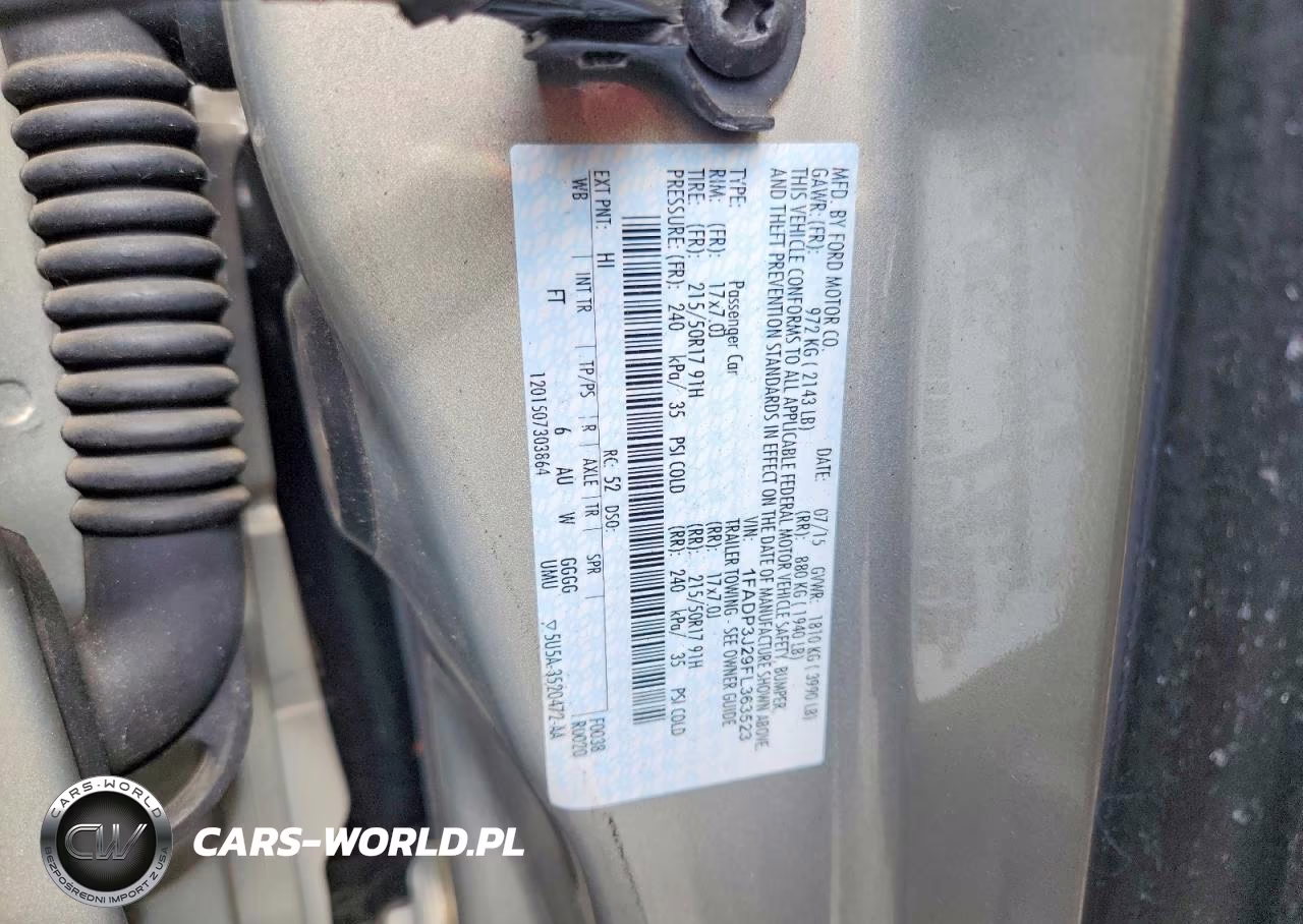 2015 Ford Focus Titanium VIN:1FADP3J29FL363523 - 12