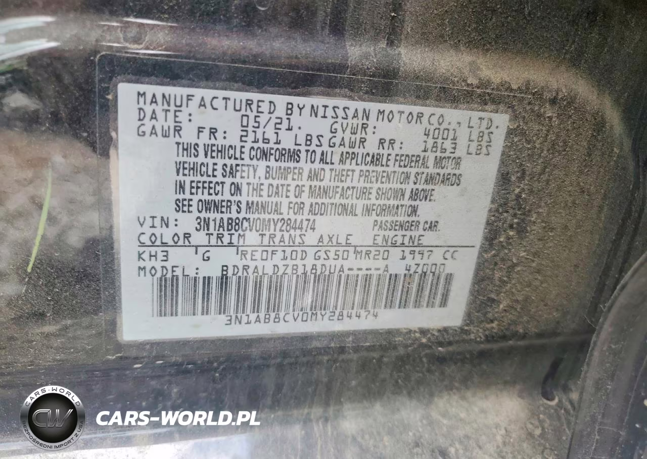 2021 Nissan Sentra Sv VIN:3N1AB8CV0MY284474 - 12
