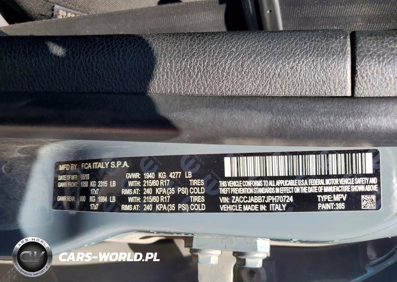 2018 Jeep Renegade Latitude VIN:ZACCJABB7JPH70724 - 13