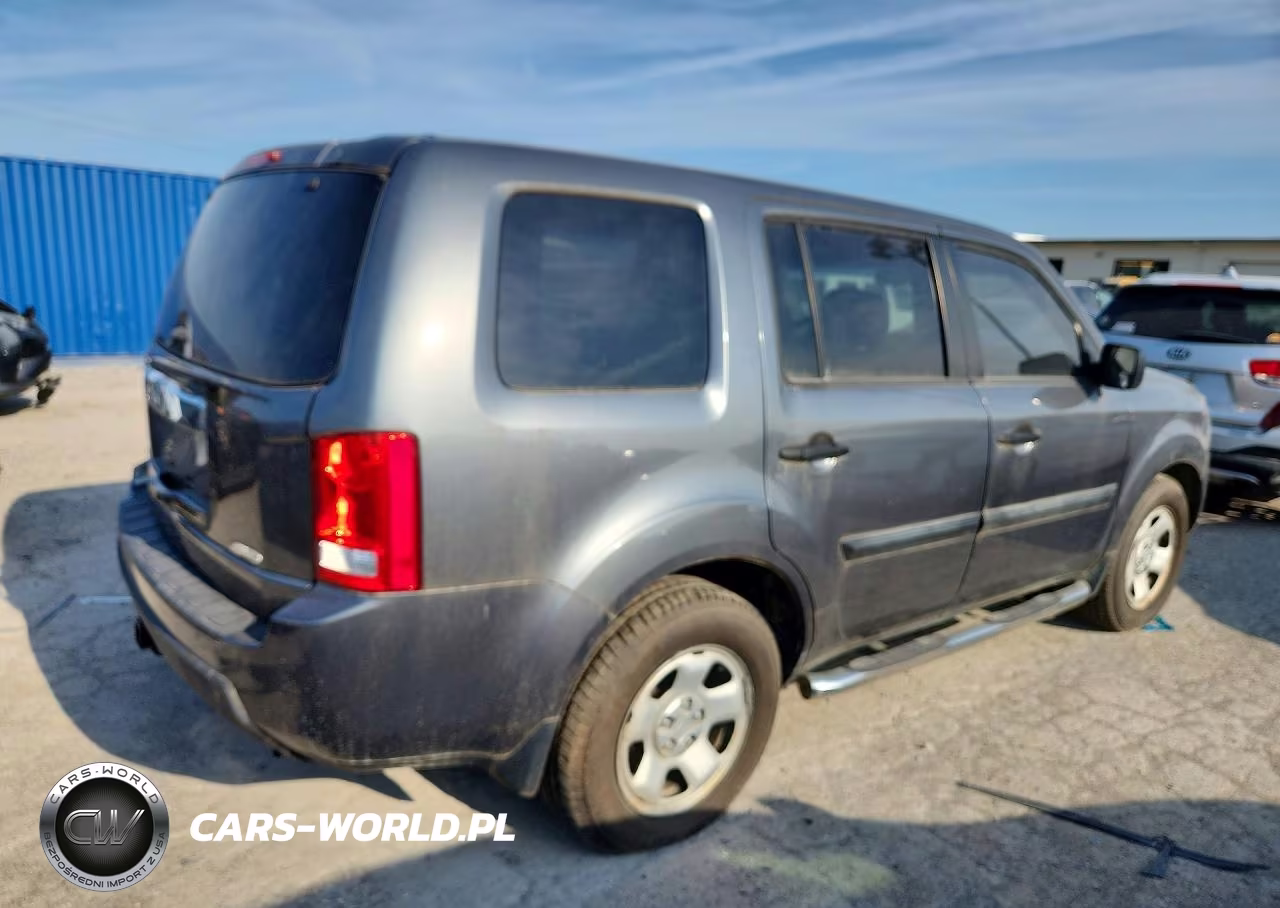 2011 Honda Pilot Lx VIN:5FNYF4H25BB088773 - 3