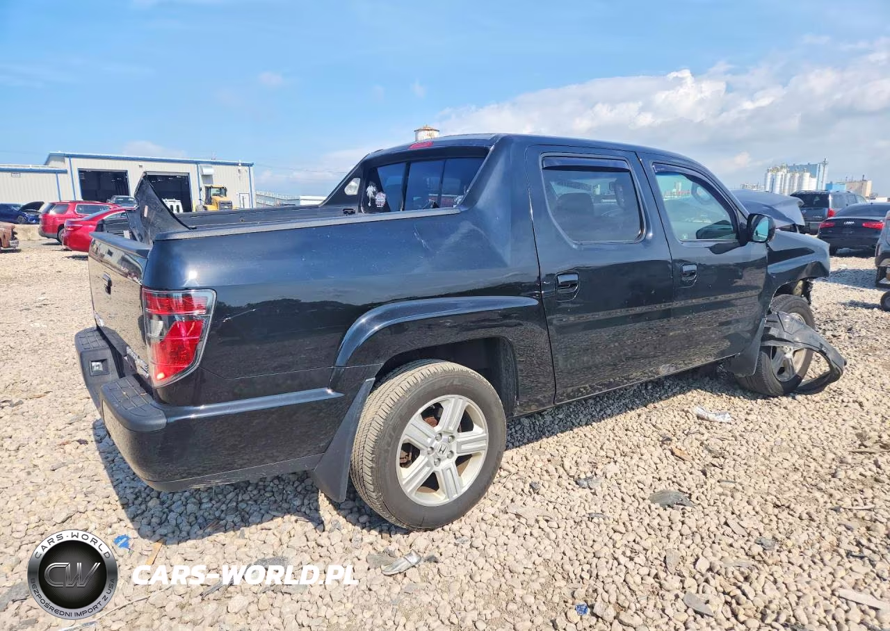 2012 Honda Ridgeline Rtl VIN:5FPYK1F58CB460820 - 3