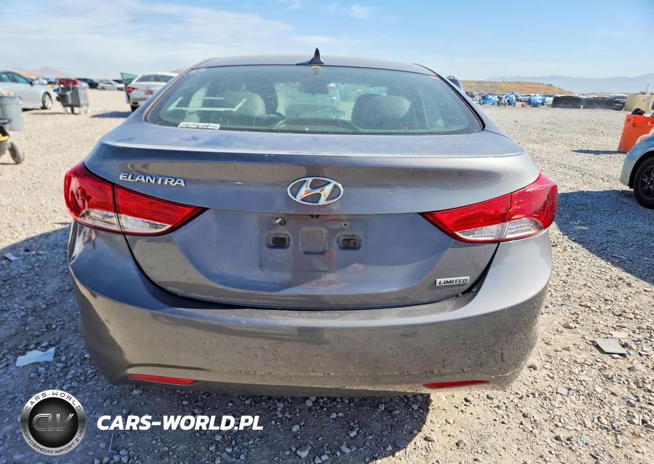 2012 Hyundai Elantra Limited VIN:5NPDH4AE8CH101905 - 6