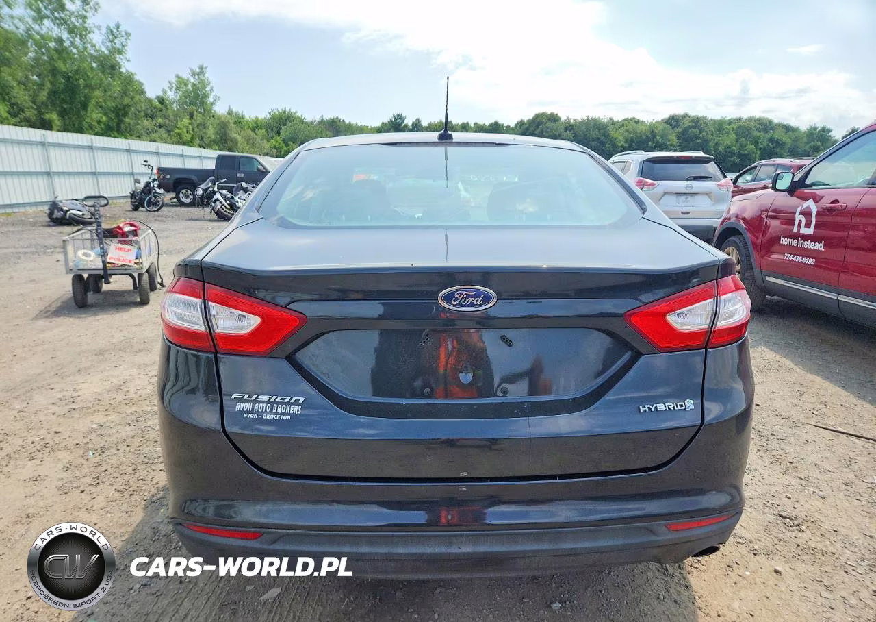 2014 Ford Fusion S Hybrid VIN:3FA6P0UU7ER369017 - 6