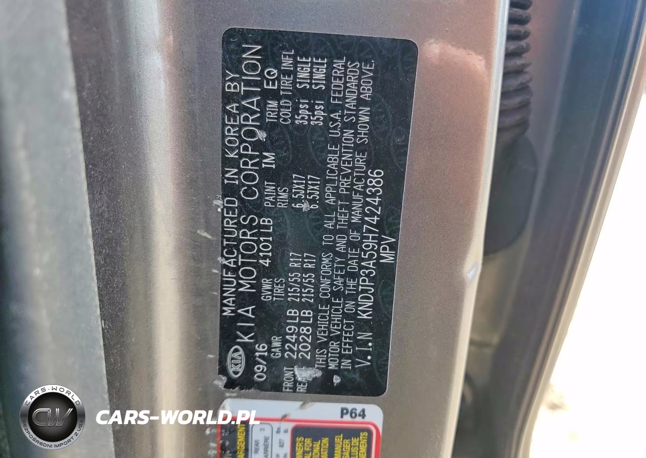 2017 Kia Soul + VIN:KNDJP3A59H7424386 - 12