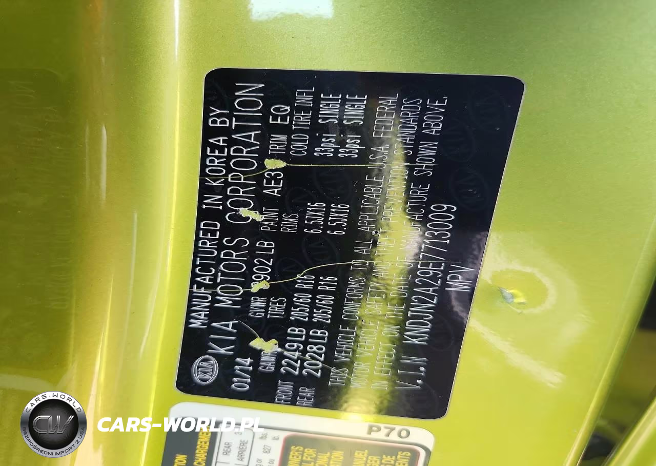 2014 Kia Soul Base VIN:KNDJN2A29E7713009 - 12