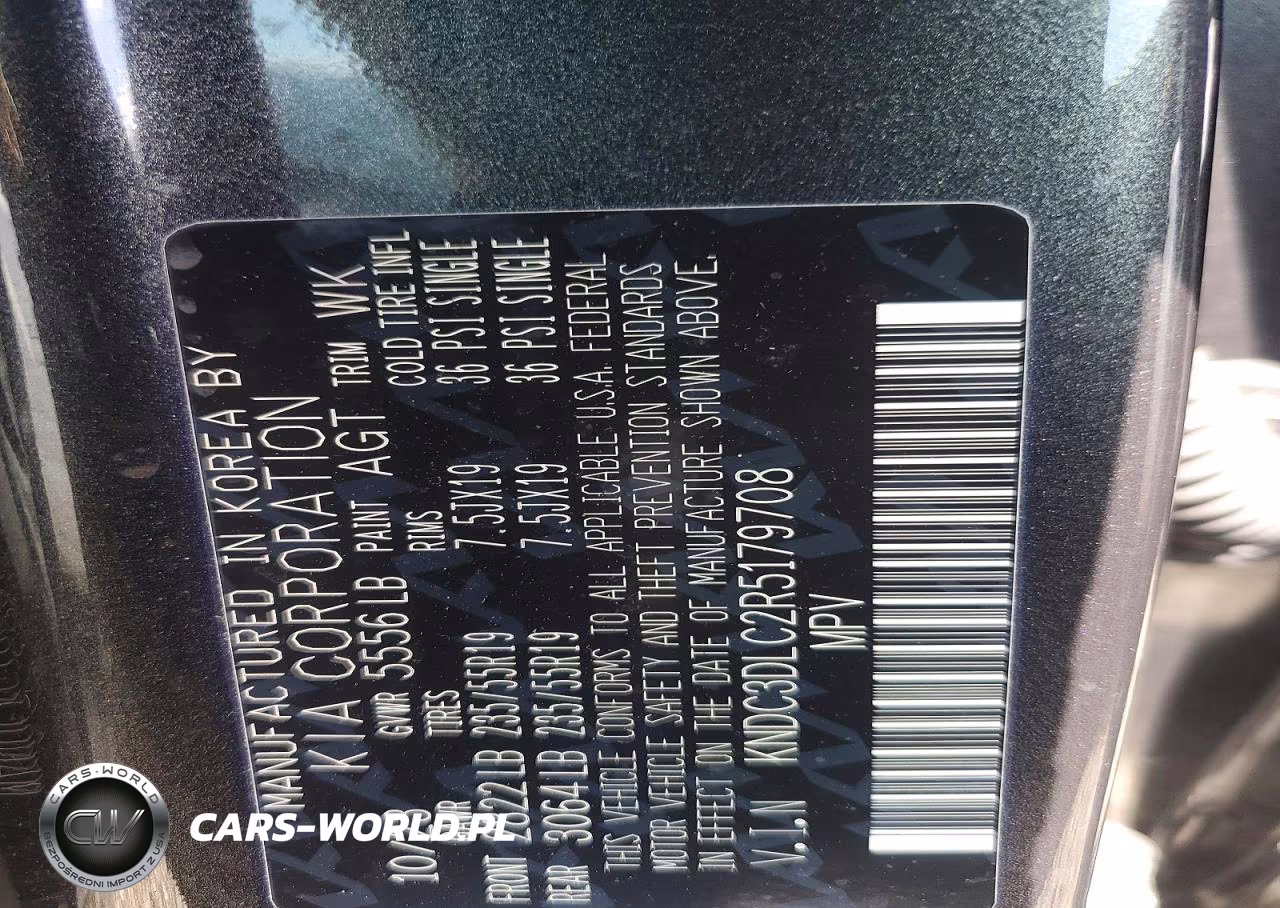 2024 Kia Ev6 Light Long Range VIN:KNDC3DLC2R5179708 - 13