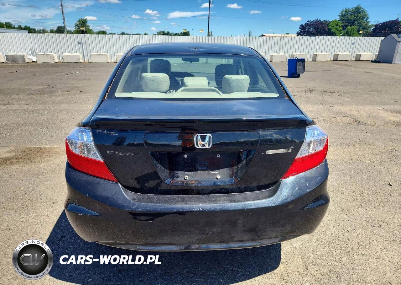 2012 Honda Civic Hybrid VIN:JHMFB4F23CS006063 - 6