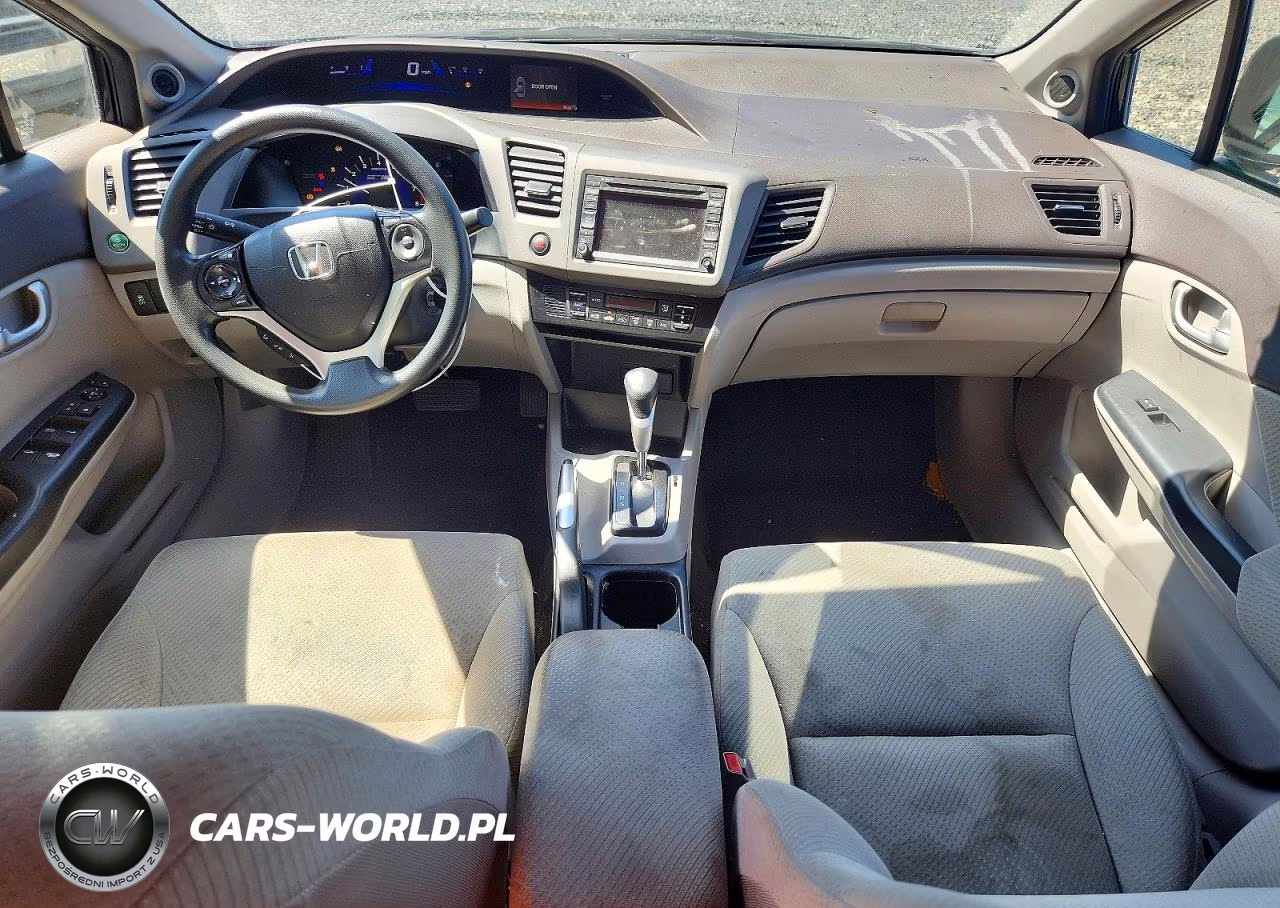 2012 Honda Civic Hybrid VIN:JHMFB4F23CS006063 - 8