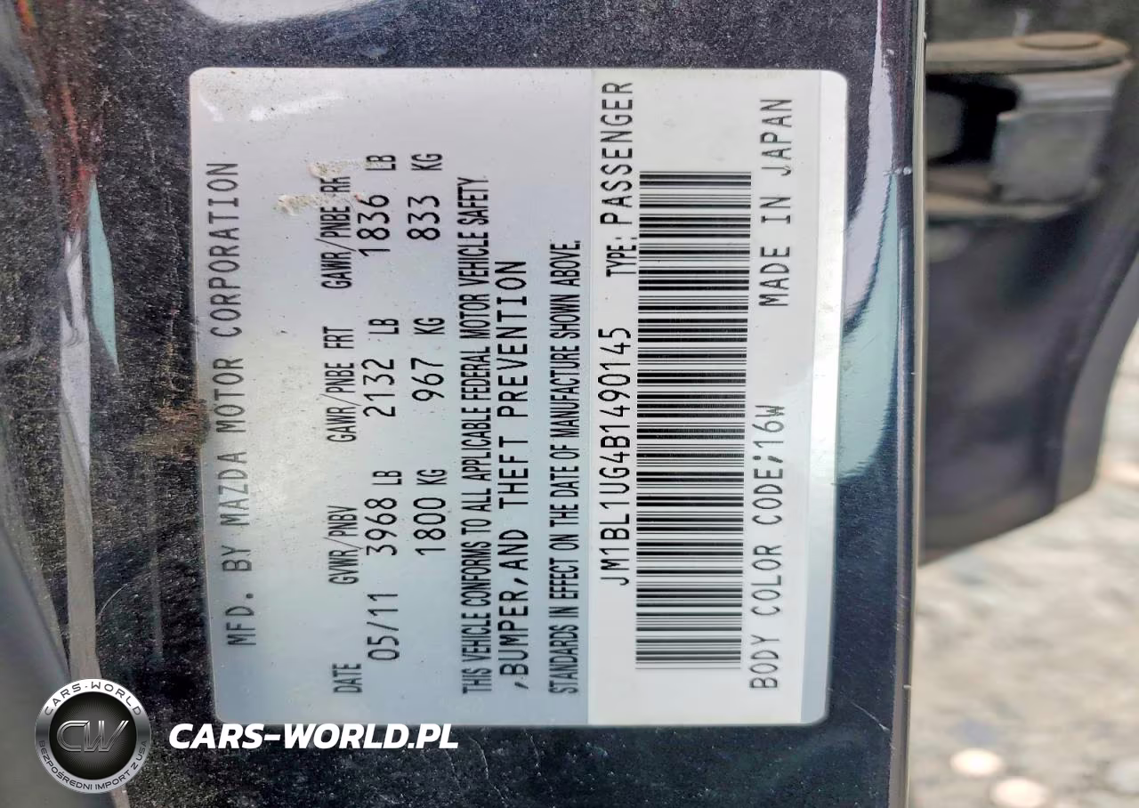 2011 Mazda 3 I VIN:JM1BL1UG4B1490145 - 12