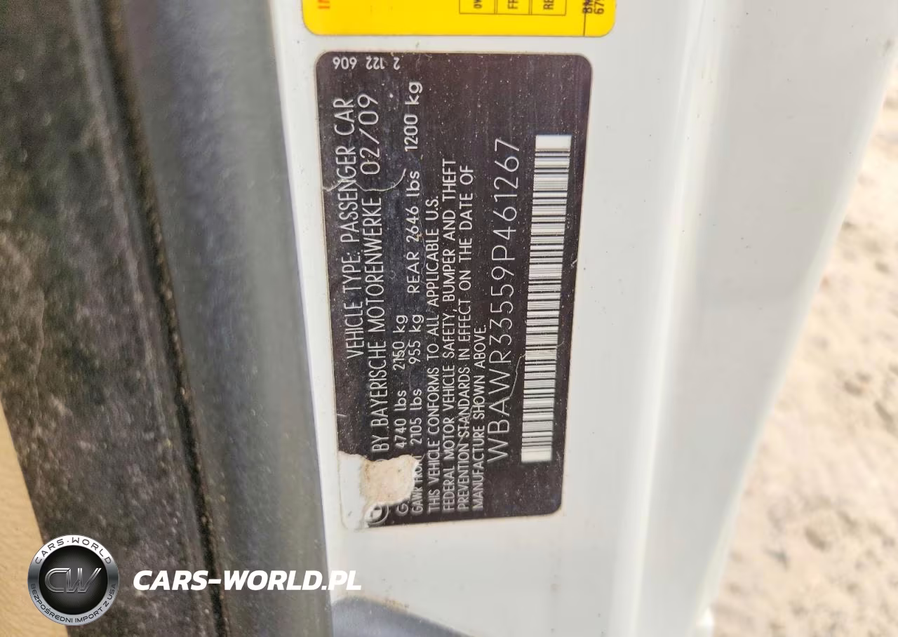 2009 BMW 328 I Sulev VIN:WBAWR33559P461267 - 12