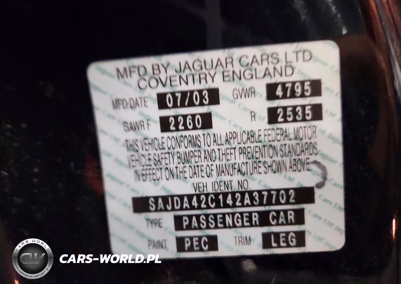 2004 Jaguar Xk8 VIN:SAJDA42C142A37702 - 12