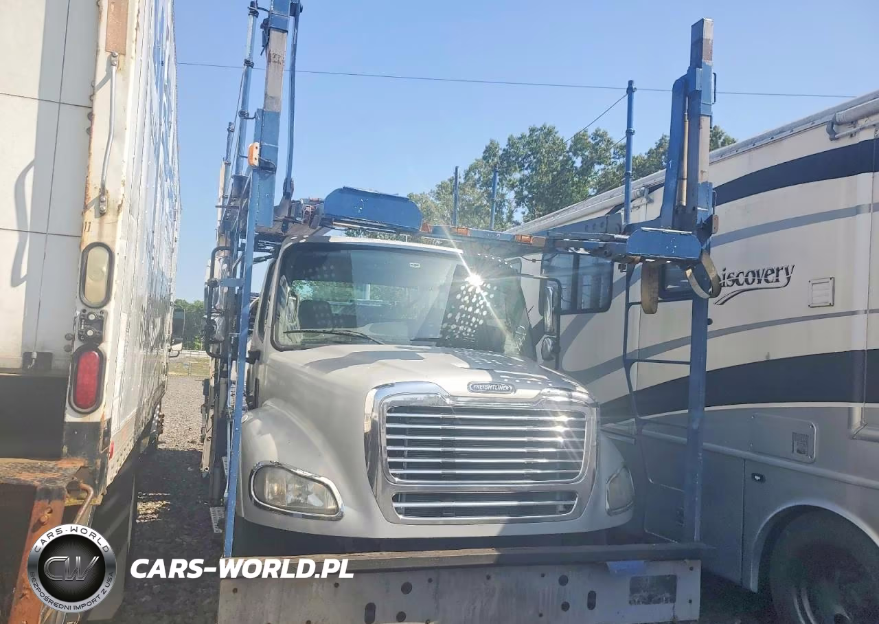 2013 FREIGHTLINER M2 CAR CARRIER TRUCK WITH CAR CARRIER TRAILER VIN:1FVHC5DV6DHFD9715 - 1