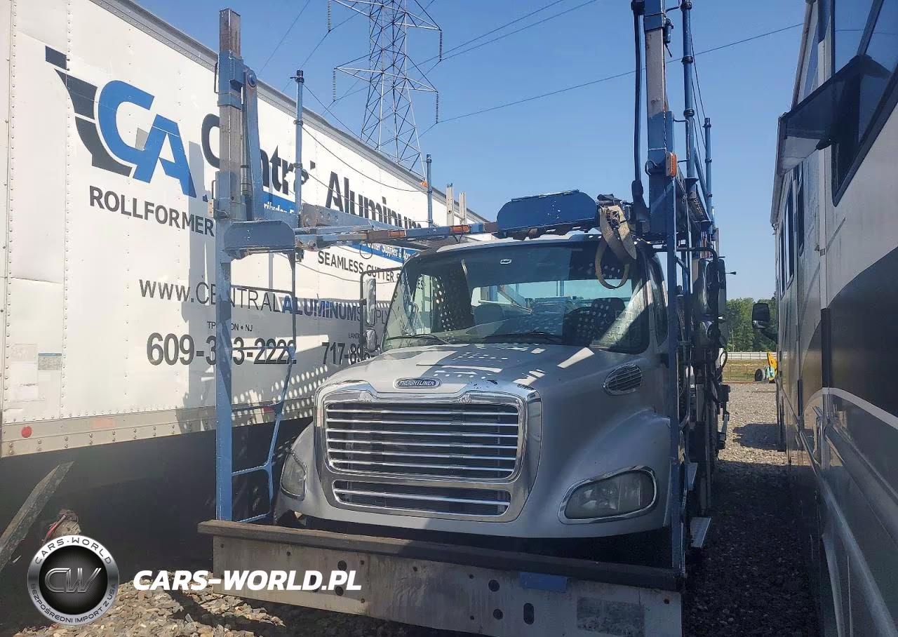 2013 FREIGHTLINER M2 CAR CARRIER TRUCK WITH CAR CARRIER TRAILER VIN:1FVHC5DV6DHFD9715 - 2