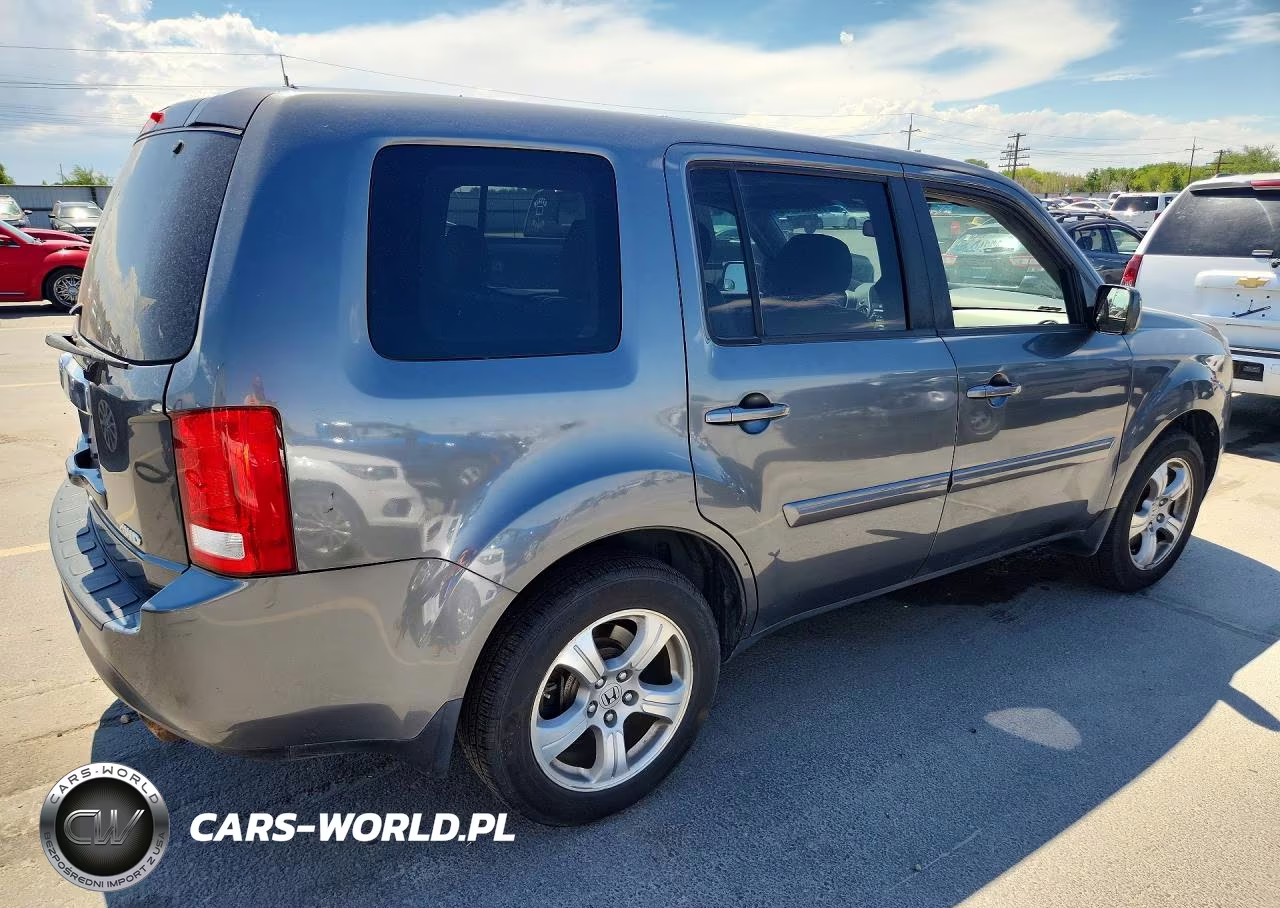 2012 Honda Pilot Exl VIN:5FNYF4H61CB055807 - 3
