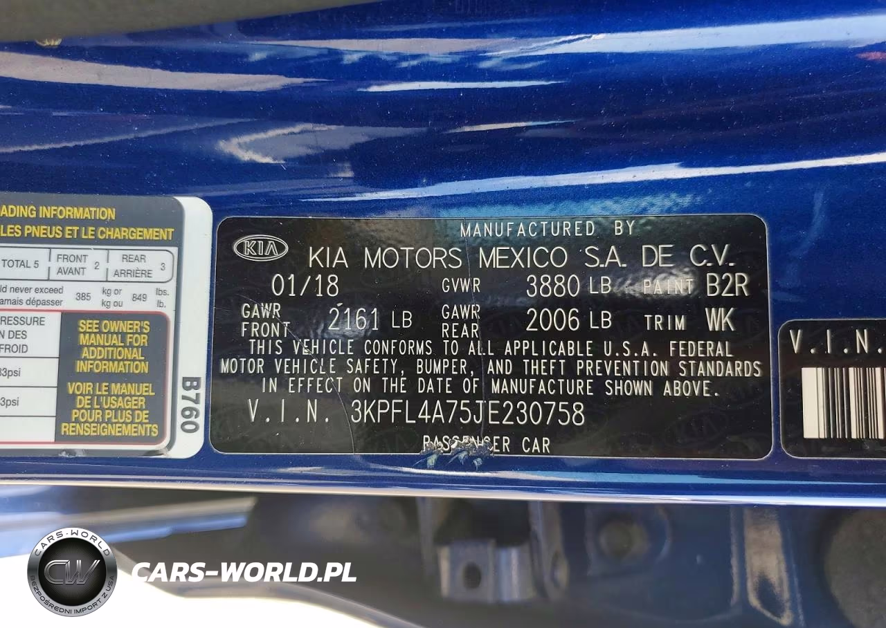 2018 Kia Forte Lx VIN:3KPFL4A75JE230758 - 13
