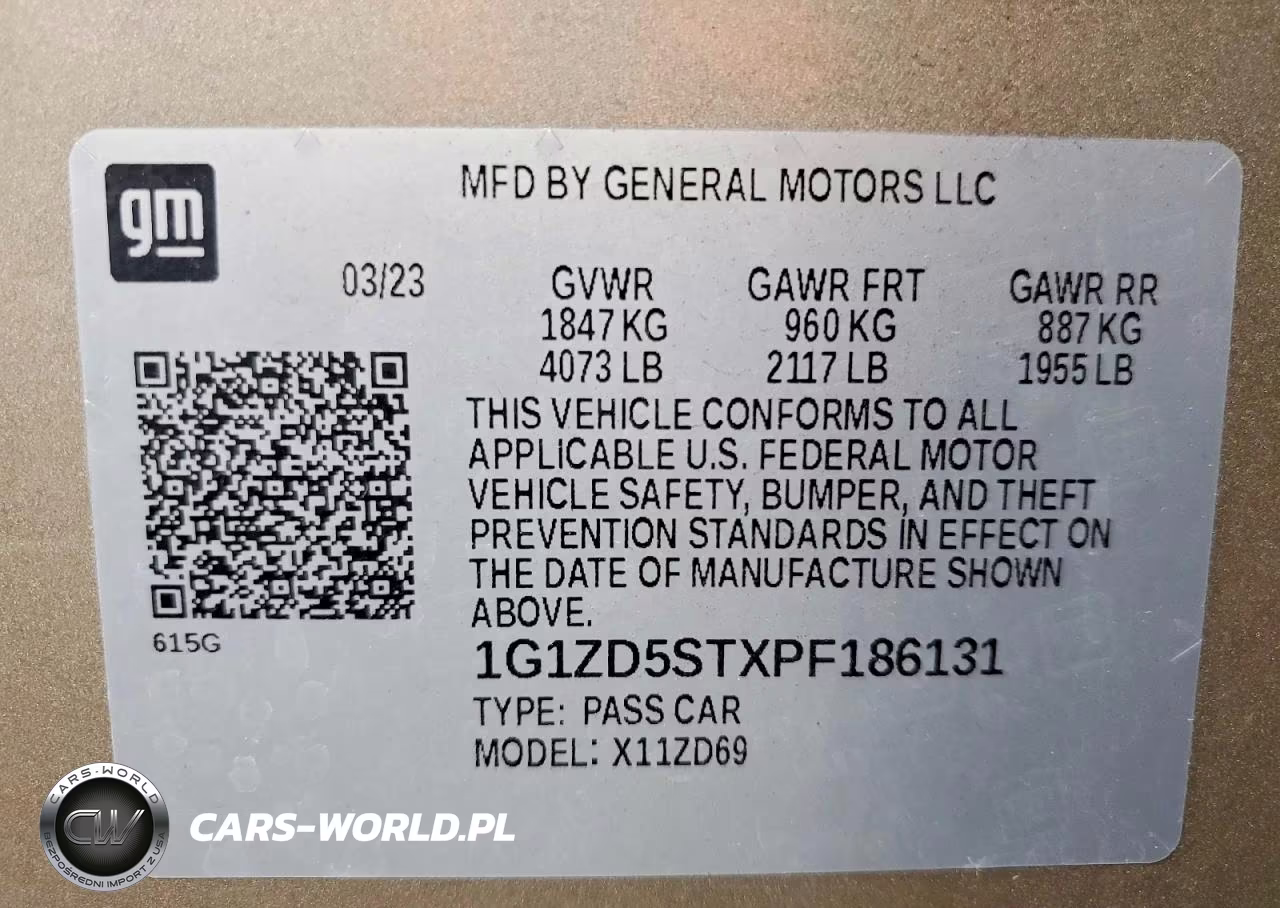 2023 Chevrolet Malibu Lt VIN:1G1ZD5STXPF186131 - 12