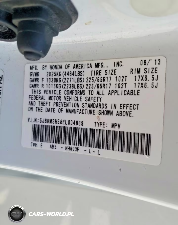2014 Honda Cr-V Ex VIN:5J6RM3H58EL004889 - 13