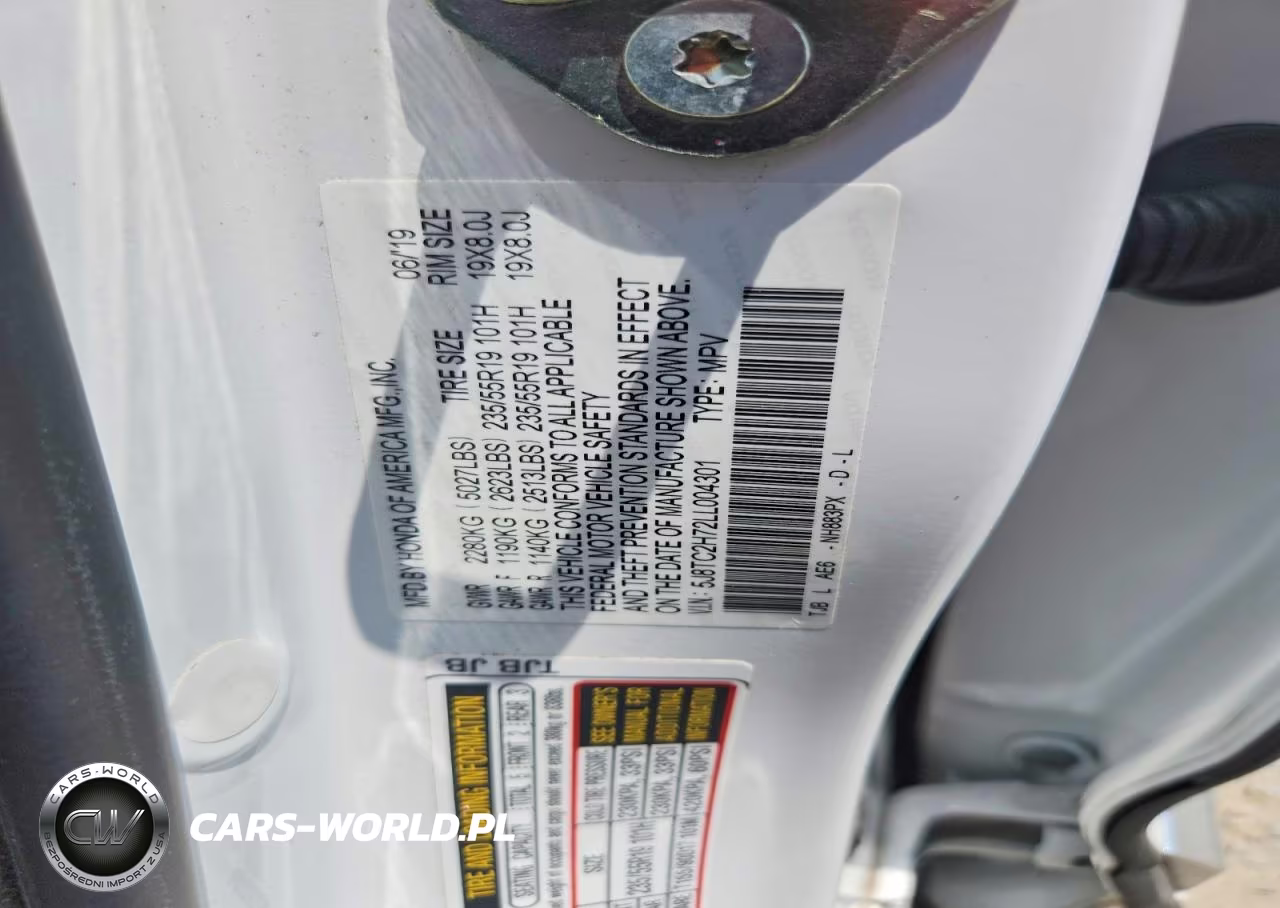 2020 Acura Rdx Advance VIN:5J8TC2H72LL004301 - 13