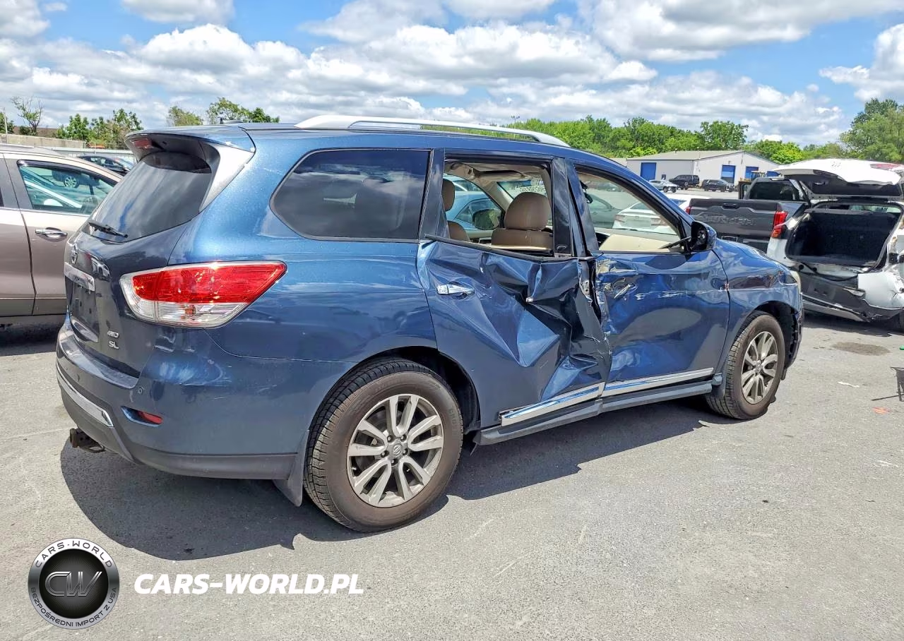2015 Nissan Pathfinder Sl VIN:5N1AR2MM9FC685640 - 3
