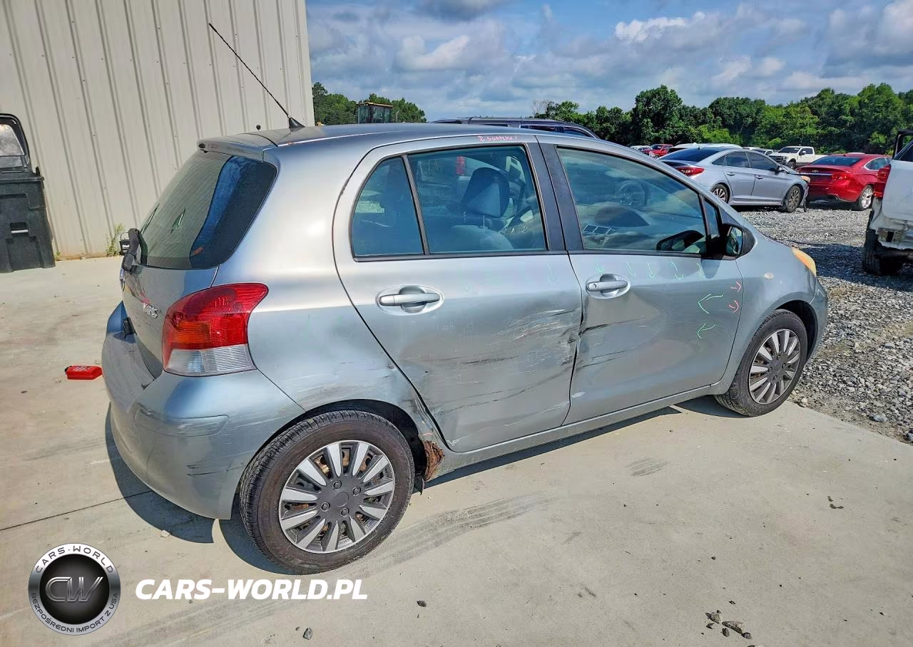 2010 Toyota Yaris Base VIN:JTDKT4K37A5289025 - 3