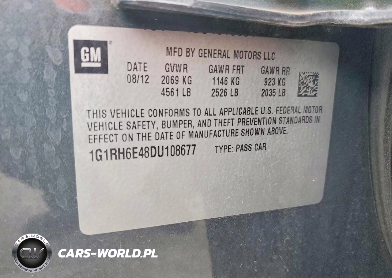 2013 Chevrolet Volt VIN:1G1RH6E48DU108677 - 15
