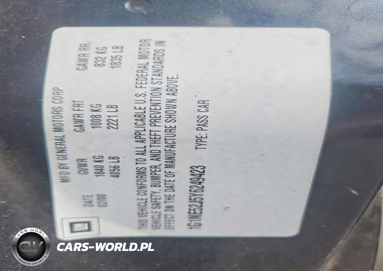 2000 Chevrolet Malibu Ls VIN:1G1NE52J5Y6249423 - 12