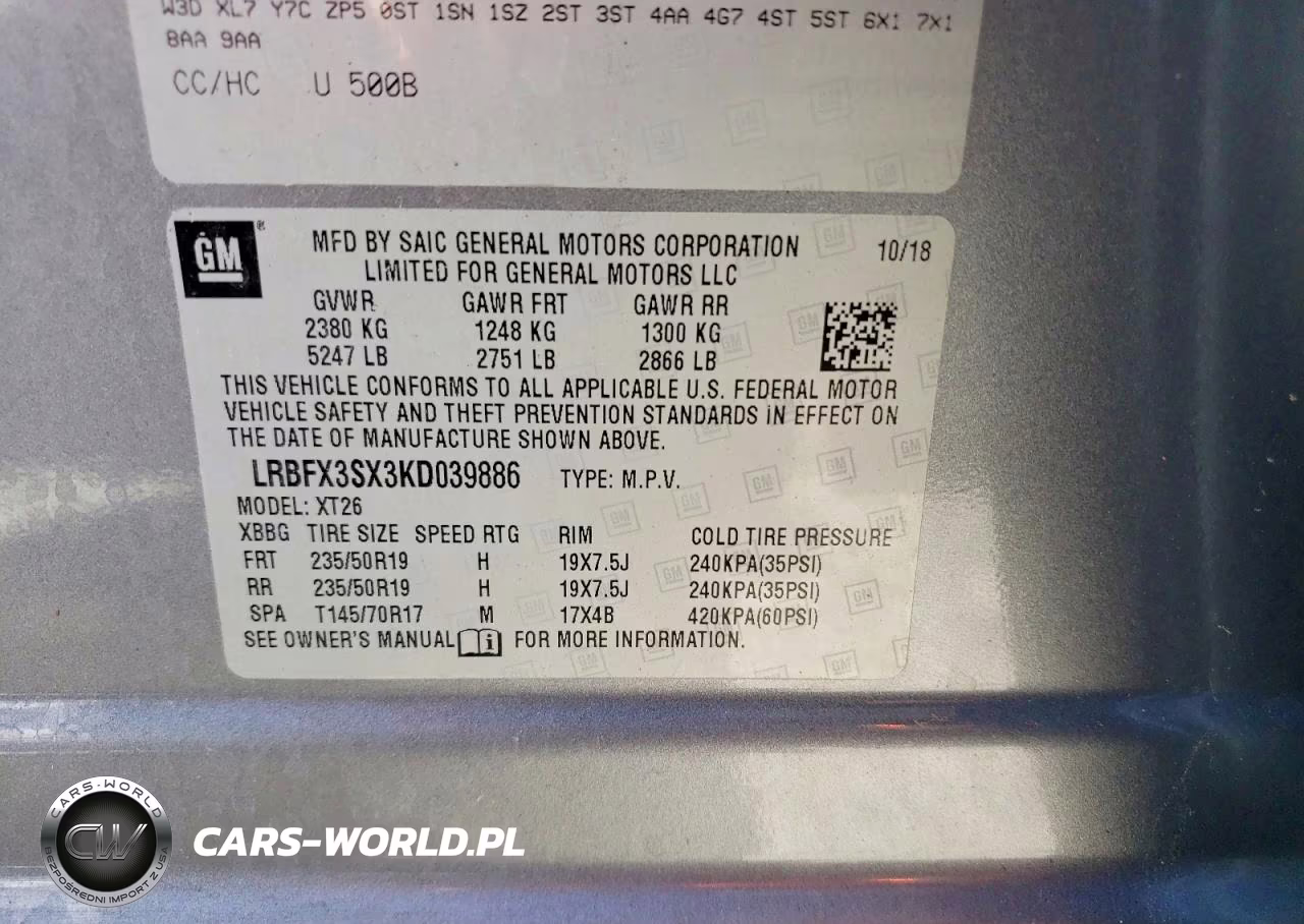 2019 Buick Envision Premium VIN:LRBFX3SX3KD039886 - 13