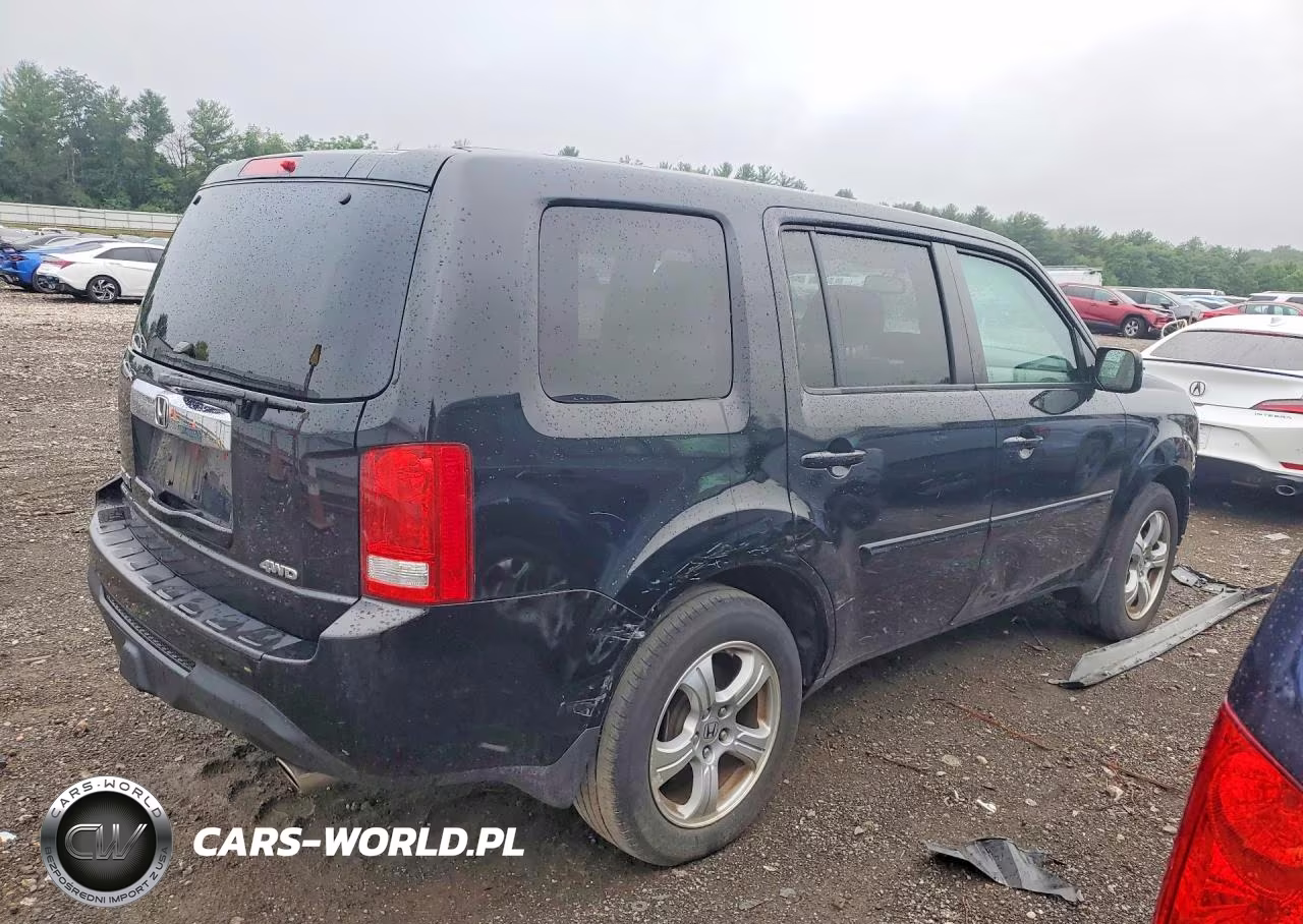 2015 Honda Pilot Exl VIN:5FNYF4H59FB017205 - 3