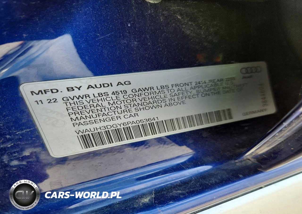 2023 Audi S3 Premium Plus VIN:WAUH3DGY6PA053641 - 13