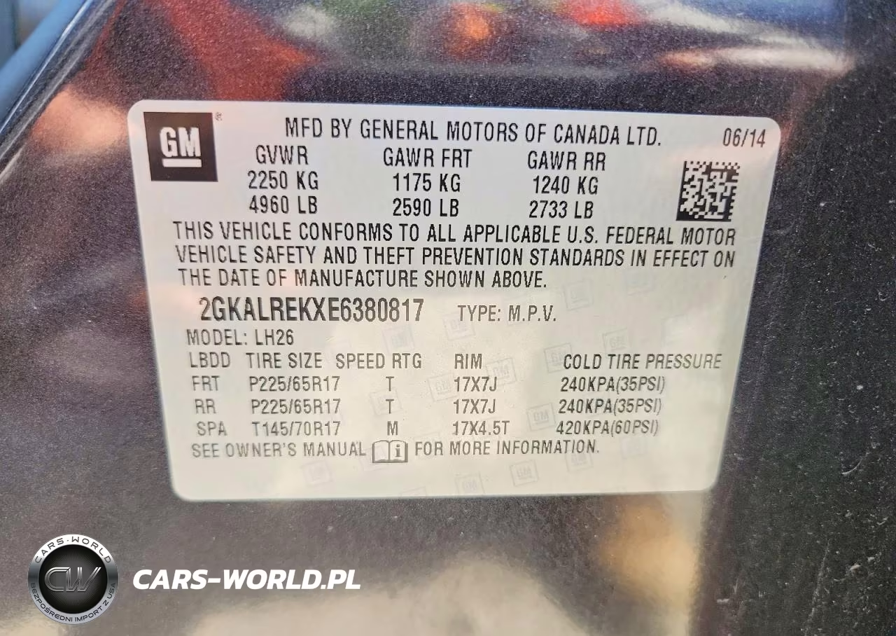 2014 GMC Terrain Sle VIN:2GKALREKXE6380817 - 12